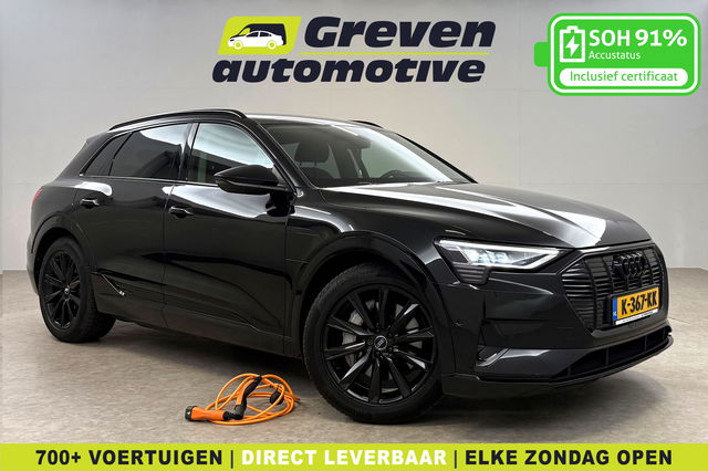 Audi e-tron - 50 Quattro Black Edition 71 kWh | Snelladen | SOH 91% | Camera | Virtual | Memory | Cruise | Parkeersens.