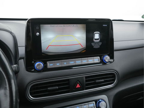 Hyundai KONA EV Fashion 64 kWh (3-Fase) {SOH-100%} (INCL-BTW)  Aut * HEATPUMP | NAVI-FULLMAP | LEATHER-FABRIC | KEYLESS | CAMERA | DAB | ECC | PDC | ADAPTIVE-CRUISE | LANE-ASSIST | HEATED SEATS | PRIVACY-GLASS | HEAD-UP | SHIFT-PADDLES | 17"A