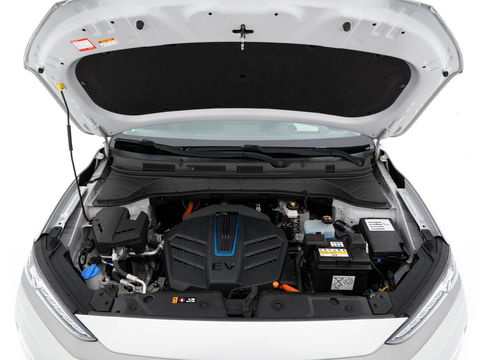 Hyundai KONA EV Fashion 64 kWh (3-Fase) {SOH-100%} (INCL-BTW)  Aut * HEATPUMP | NAVI-FULLMAP | LEATHER-FABRIC | KEYLESS | CAMERA | DAB | ECC | PDC | ADAPTIVE-CRUISE | LANE-ASSIST | HEATED SEATS | PRIVACY-GLASS | HEAD-UP | SHIFT-PADDLES | 17"A