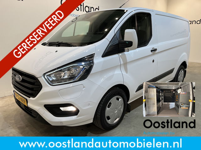 Ford Transit Custom - 340 1.0 EcoBoost L1H1 PHEV Trend Automaat / Servicebus / Sortimo Inrichting / Euro 6 / Airco / Camera / CarPlay / Cruise Control / 3-Zits / 54.700 KM !!