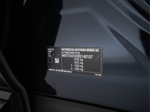 BMW iX3 High Executive 80 kWh [ 3-Fase-11kW ] {SOH-96%} (INCL-BTW) Aut. *PANO | LEATHER | HARMAN/KARDON | FULL-LED | BLINDSPOT | MEMORY-PACK | DIGI-COCKPIT | HEATED-SPORTSEATS | KEYLESS | TOPVIEW | DAB+ | NAVI-FULLMAP | HEAD-UP | PRIVACY-GLASS |