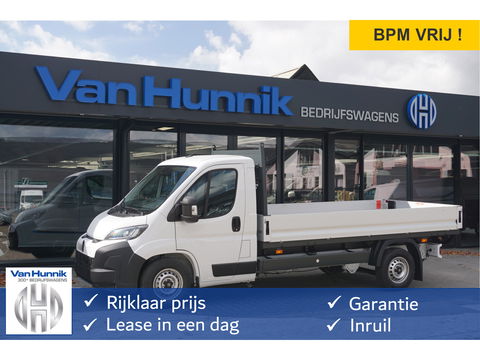 Citroën Jumper 35 Heavy 2.2 180PK Open laadbak L3 Automaat BPM VRIJ!! Clima, Navi, Camera LED koplampen, Trekhaak!! NR. CM01*