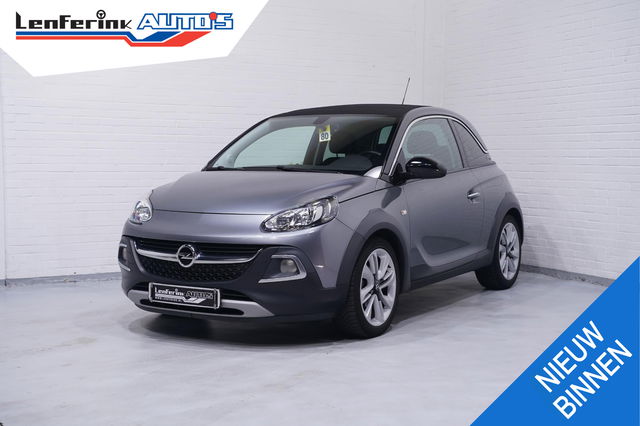 Opel ADAM - 1.0 Turbo Rocks BlitZ NAP 17"lmv climate-controlle navi-fullmap electrisch-vouwdak  multifunctioneel-stuurwiel apple-carplay cruise-controlle  stoel-stuurverwarming private-glas camera