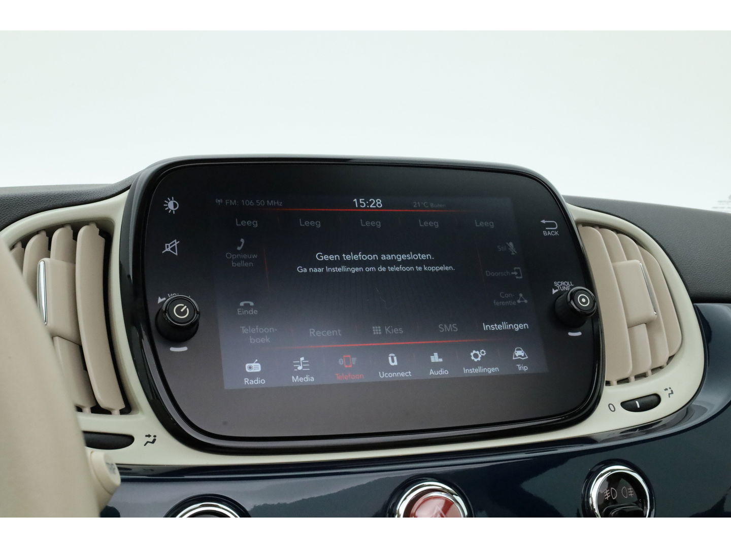 Fiat 500C 1.2 Lounge | Apple CarPlay & Android Aut0 | Clima | 16'' | Cruise Ctrl |