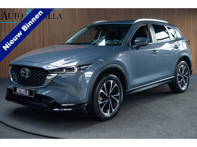 Mazda CX-5 - 2.0 e-SkyActiv-G M Hybrid 165 Advantage HUD Navi 360° Stuur- & stoelverwarming PDC Elektr. bedienbare achterklep Stoelverwarming Climate C. Cruise C. LM velgen Splinternieuw!