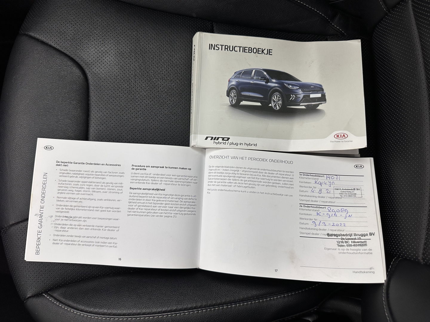 Kia Niro 1.6 GDi Hybrid DynamicPlusLine (INCL.BTW) Aut. *LEATHER | FULL-LED | ADAPTIVE-CRUISE | BLIND-SPOT | HEATED-COMFORTSEATS | CAMERA | KEYLESS | AMBIENT-LIGHT | NAVI-FULLMAP | 16''ALU | TOWBAR*