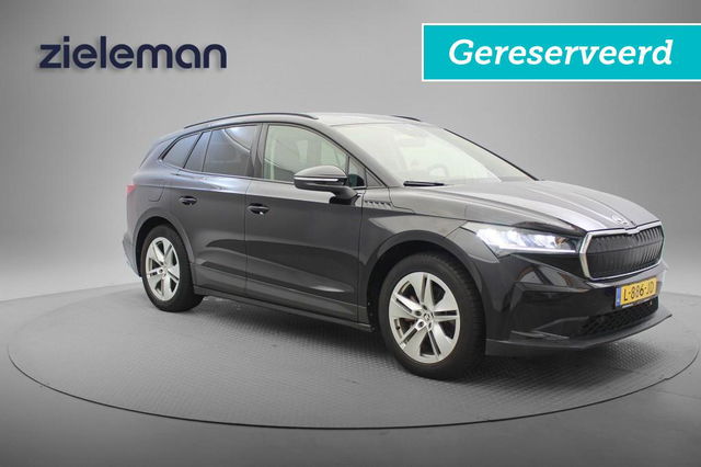 Škoda Enyaq iV - 60 - Carplay, Stoelverwaming, Leer, Camera, Cruise, SOH 90% GERESERVEERD!!!
