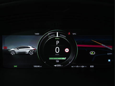 Jaguar I-PACE EV400 HSE 90 kWh AWD {SOH-86%} (INCL-BTW) *PANO | LEATHER | FULL-LED | MERIDIAN-AUDIO | TOPVIEW | MEMORY-PACK | BLINDSPOT | DIGI-COCKPIT | KEYLESS | DAB+ | NAVI-FULLMAP | ECC | HEATED-COMFORTSEATS | PDC | CCS-FASTLOADER |