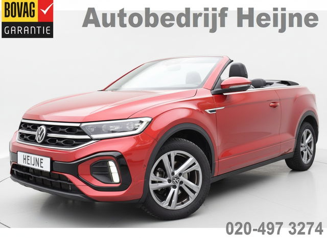 Volkswagen T-Roc - Cabrio 1.5 TSI 150PK DSG R-LINE SPORT TREKHAAK/NAVI/STUURVERW./FABRIEKSGARANTIE
