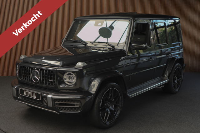 Mercedes-Benz G-Klasse - G63 AMG Panodak Carbon Burmester Leer 360 PTS Open dak Navi Memory Stoelventilatie Stoelverwarming Climate NL auto