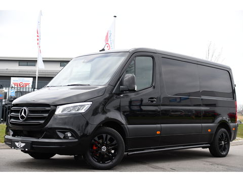 Mercedes-Benz Sprinter 314 2.2 CDI L2H1 Black Edition Camera, Cruise, Carplay, LED, 10,5'' Mbux, Leder, Automaat, Multimedia, Uniek!