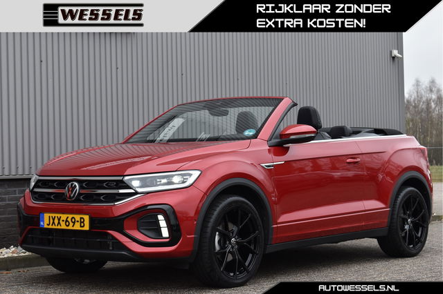 Volkswagen T-Roc - Cabrio 1.5 TSI R-Line Stoel/stuurverwarming, 19 inch, Afn. trekhaak, Adaptive cruise, Navi