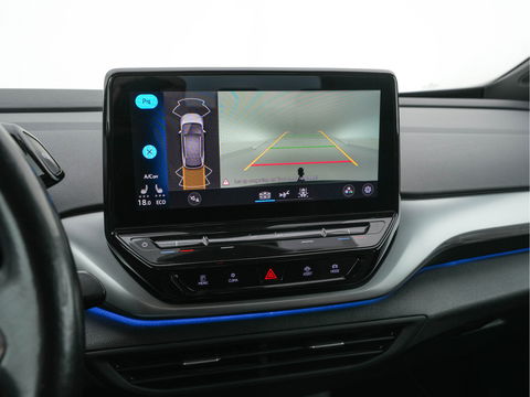 Volkswagen ID.4 First 77 kWh [ 3-Fase-11kW ] {SOH-83%} (INCL-BTW) *LEATHER-MICROFIBRE | FULL-LED | CRUISE | HEATED-COMFORTSEATS | DIGI-COCKPIT | AMBIENTLIGHT | NAVI-FULLMAP | PDC | TOWBAR | PRIVACY-GLASS | CAMERA | 20''ALU*