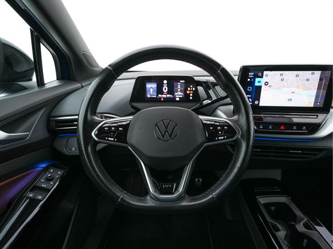 Volkswagen ID.4 First 77 kWh [ 3-Fase-11kW ] {SOH-83%} (INCL-BTW) *LEATHER-MICROFIBRE | FULL-LED | CRUISE | HEATED-COMFORTSEATS | DIGI-COCKPIT | AMBIENTLIGHT | NAVI-FULLMAP | PDC | TOWBAR | PRIVACY-GLASS | CAMERA | 20''ALU*