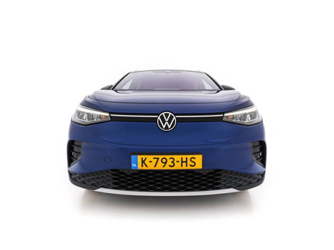 Volkswagen ID.4 First 77 kWh [ 3-Fase-11kW ] {SOH-83%} (INCL-BTW) *LEATHER-MICROFIBRE | FULL-LED | CRUISE | HEATED-COMFORTSEATS | DIGI-COCKPIT | AMBIENTLIGHT | NAVI-FULLMAP | PDC | TOWBAR | PRIVACY-GLASS | CAMERA | 20''ALU*