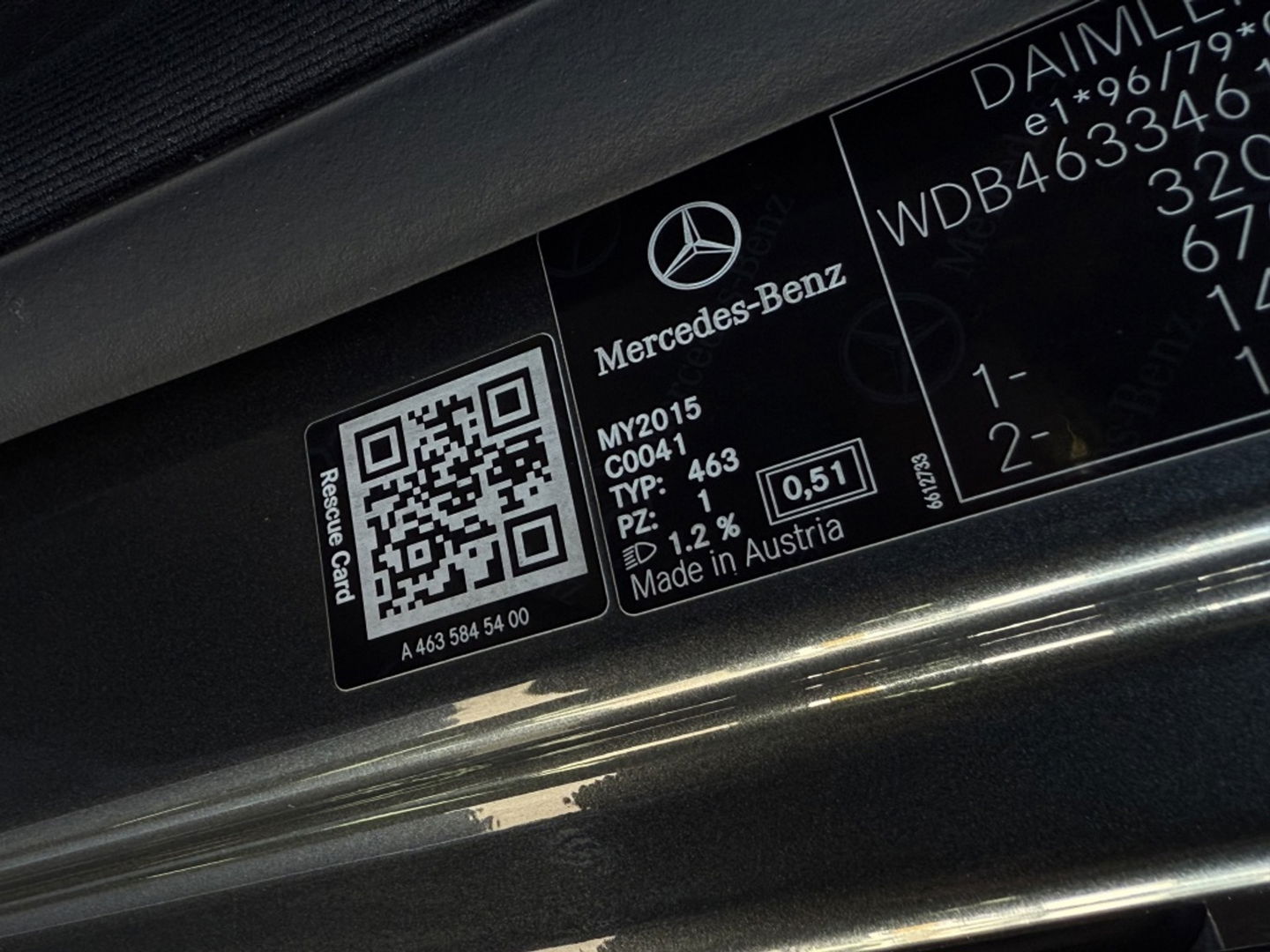 Mercedes-Benz G-Klasse G350 V6 / AMG / Designo / grijs kenteken / LED