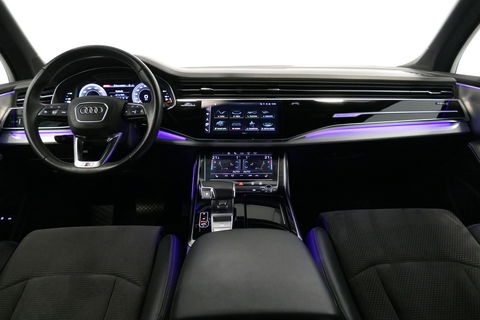 Audi Q7 55 TFSI e quattro Pro Line / S Line / Panoramadak / Matrix Laser koplampen / Elektr. verstelbare voorstoelen / Luchtvering / HUD / Stoelverwarming voor + achter / Apple Carplay - Android Auto / Bang&Olufsen Sound / 22'' LMV / Elektr. wegklapbare trekhaak 