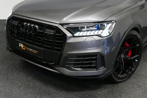 Audi Q7 55 TFSI e quattro Pro Line / S Line / Panoramadak / Matrix Laser koplampen / Elektr. verstelbare voorstoelen / Luchtvering / HUD / Stoelverwarming voor + achter / Apple Carplay - Android Auto / Bang&Olufsen Sound / 22'' LMV / Elektr. wegklapbare trekhaak 