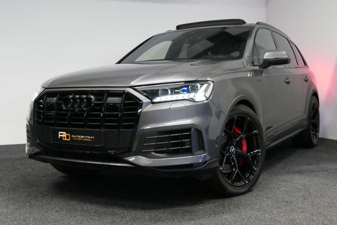 Audi Q7 55 TFSI e quattro Pro Line / S Line / Panoramadak / Matrix Laser koplampen / Elektr. verstelbare voorstoelen / Luchtvering / HUD / Stoelverwarming voor + achter / Apple Carplay - Android Auto / Bang&Olufsen Sound / 22'' LMV / Elektr. wegklapbare trekhaak 