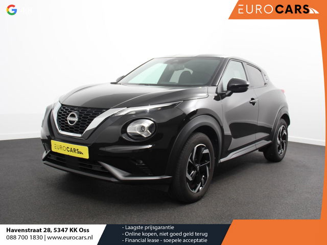 Nissan Juke - 1.0 DIG-T N-Connecta Climate control Cruise control Achteruitrijcamera Keyless Navigatie LED Verwarmde voorstoelen Verwarmd stuurwiel Parkeersensoren Apple Carplay/ Android Auto