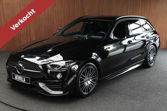 Mercedes-Benz C-Klasse - Estate 180 AMG Line Panodak Navi Leer Camera Nightpack PTS Ambient Elektr. achterklep Elektr. uitklapbare trehaak PTS LM velgen BTW auto!