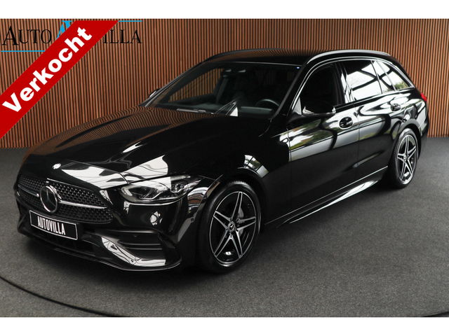 Mercedes-Benz C-Klasse - Estate 180 AMG Line Panodak Navi Leer Camera Nightpack PTS Ambient Elektr. achterklep Elektr. uitklapbare trehaak PTS LM velgen BTW auto!