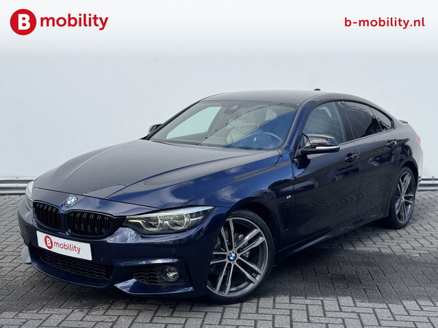 BMW 4 Serie - Gran Coupé 420i High Executive M-Sport 'Tansanit-Blau' Apple CarPlay | Harman/Kardon | Head-Up | DAB Audio | Leer | 360 Camera