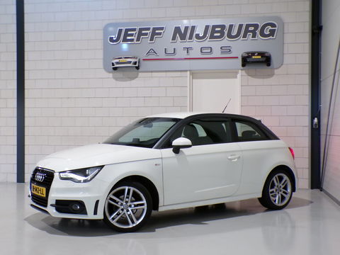 Audi A1 1.2 TFSI "2X S-Line" Xenon Leer Stoelverwarming Bluetooth Garantie Nieuwe-APK 17"Velgen Volledige-historie 4-Season banden