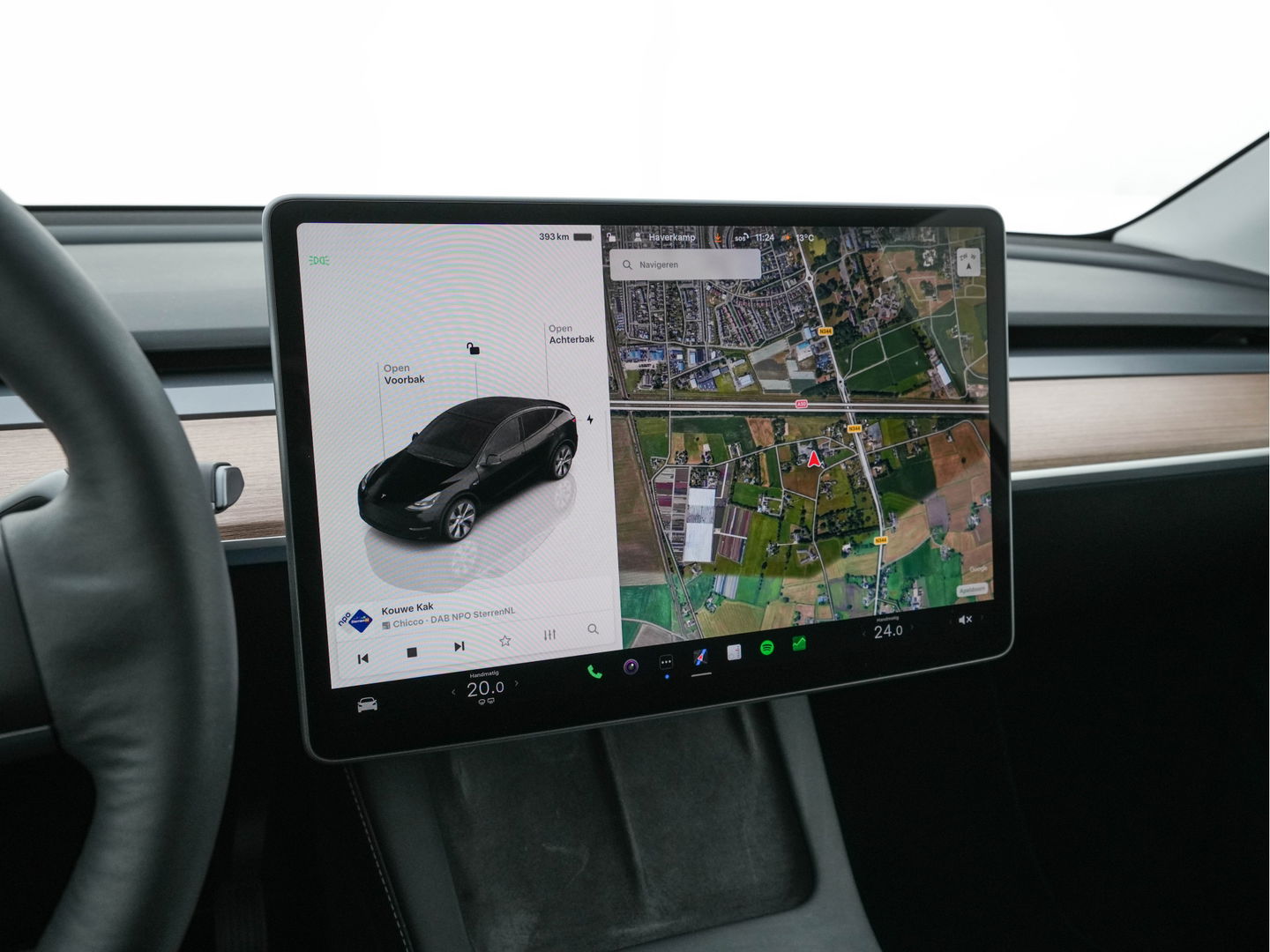 Tesla Model Y RWD 58 kWh [ 3-Fase-11kW ] {SOH-93%} (INCL-BTW) Aut. *HEATPUMP | PANO | LEATHER | AUTO-PILOT | NAVI-FULLMAP | MATRIX-LED | KEYLESS | CAMERA | DAB+ | HEATED-COMFORTSEATS | PRIVACYGLASS | TOPVIEW | 19''ALU*