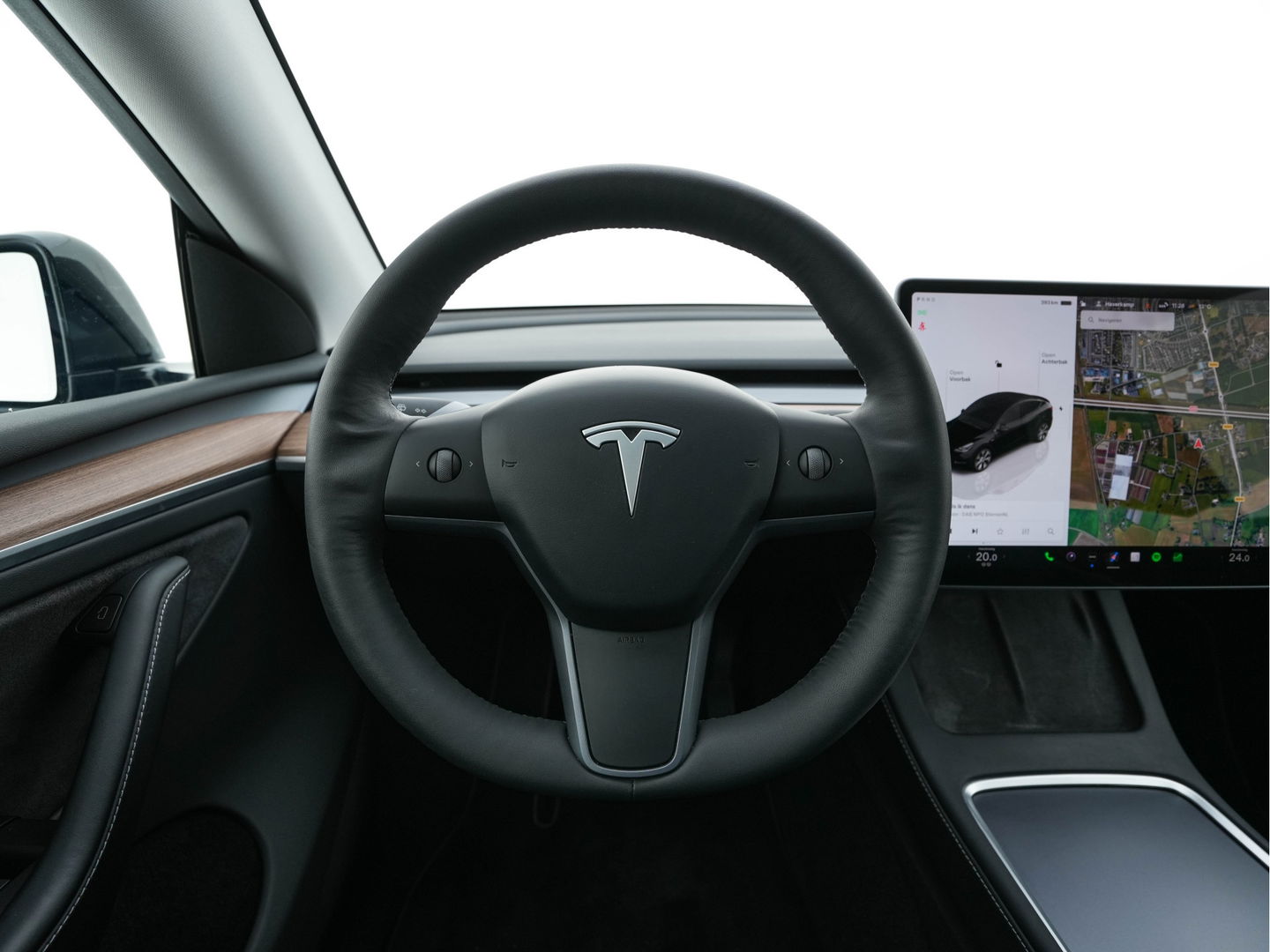 Tesla Model Y RWD 58 kWh [ 3-Fase-11kW ] {SOH-93%} (INCL-BTW) Aut. *HEATPUMP | PANO | LEATHER | AUTO-PILOT | NAVI-FULLMAP | MATRIX-LED | KEYLESS | CAMERA | DAB+ | HEATED-COMFORTSEATS | PRIVACYGLASS | TOPVIEW | 19''ALU*