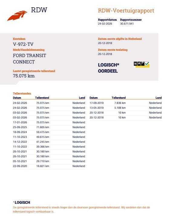 Ford Transit Connect 1.5 EcoBlue L2 Trend AUTOMAAT / CARPLAY / TREKHAAK / CRUISE CONTROLE / NAVI