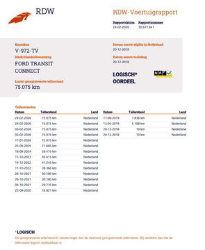 Ford Transit Connect 1.5 EcoBlue L2 Trend AUTOMAAT / CARPLAY / TREKHAAK / CRUISE CONTROLE / NAVI