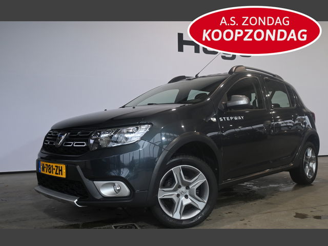 Dacia Sandero Stepway - 0.9 TCe Tech Road Airco Navigatie Trekhaak Goed Onderhouden! Inruil Mogelijk!