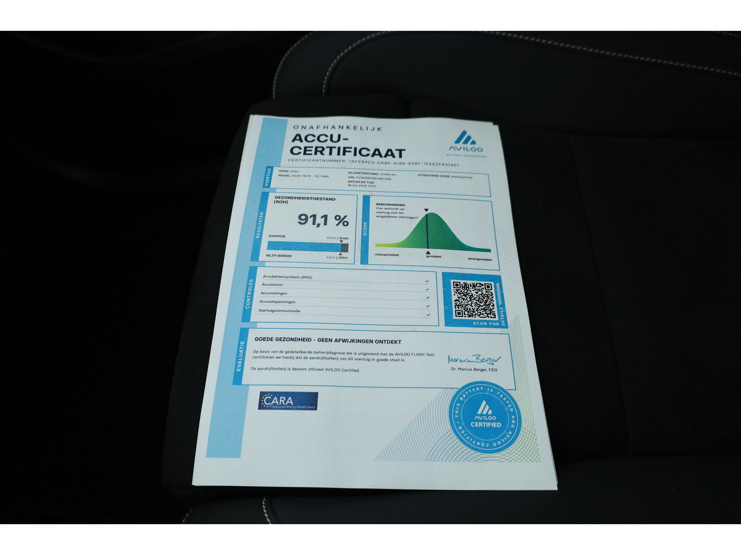 Volvo XC40 1.5 T5 Plug-in hybrid Ultimate Dark | SOH 91.1% | Pano | Harman Kardon | Adapt. Cruise | 360cam | Keyless | Stoel- Stuurverw