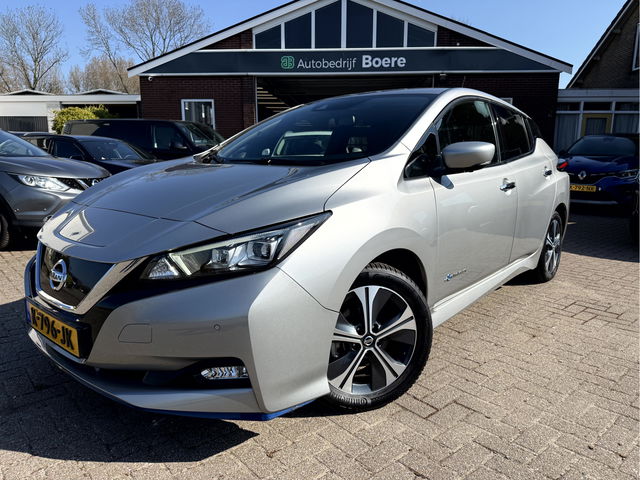 Nissan Leaf - e+ Tekna 62 kWh SOH 93.2%, Leer, 360 camera, 17''Lmv