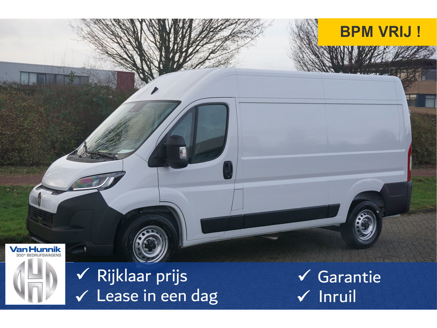 Citroën Jumper 35 2.2 140PK L2H2 BPM VRIJ!! 10" Navi, Clima, Camera, 270º Deur!! NR. J327*