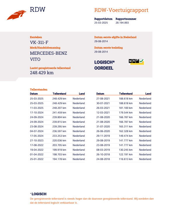 Mercedes-Benz Vito 113 CDI 320 Lang AIRCO / CRUISE CONTROLE / PERFECT VOOR CAMPER