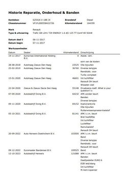 Renault Trafic 1.6 dCi T29 L2H1 Comfort Energy KASTEN INRICHTING / AIRCO / CRUISE CONTROLE / NAVI / CAMERA / TREKHAAK