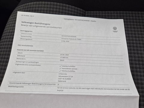 Volkswagen Transporter 2.0 TDI L2H1 30 Comfortline AIRCO / CRUISE CONTROLE / NAVI / CARPLAY / VERLAAGD