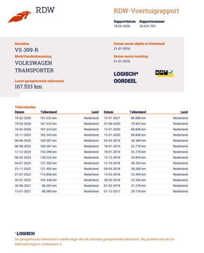 Volkswagen Transporter 2.0 TDI L2H1 Comfortline DUBBELE SCHUIFDEUR / TREKHAAK / EURO 6 / AIRCO / 3 ZITS