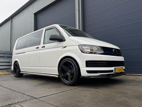 Volkswagen Transporter 2.0 TDI L2H1 Trendline DUBBEL CABINE / AIRCO / LEER / VERLAAGD / SPOILERS