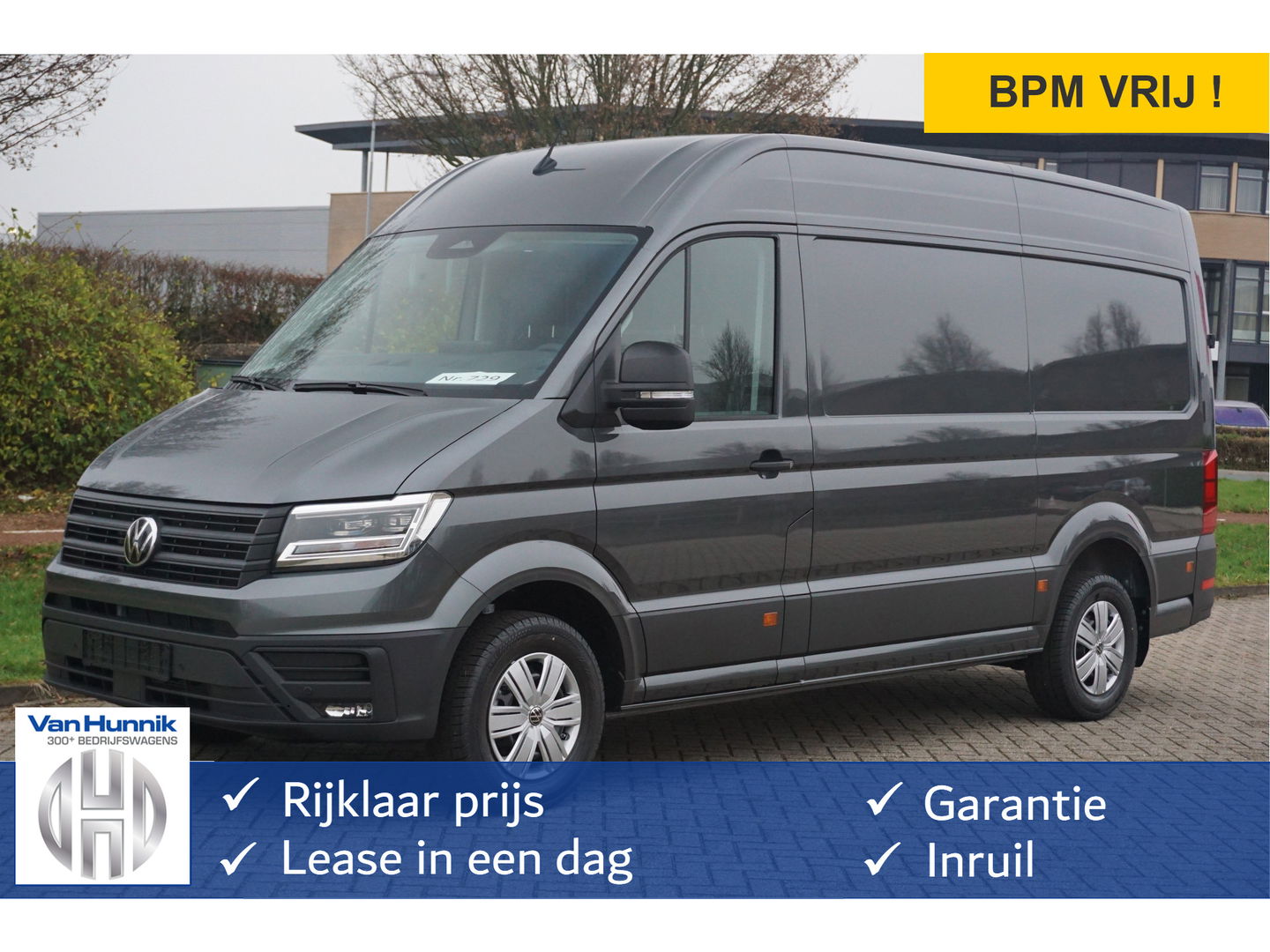 Volkswagen Crafter 35 177PK L3H3 AUT Facelift BPM VRIJ!! 13" Navi, Camera, Gev. Stoel, LED!! NR. 831