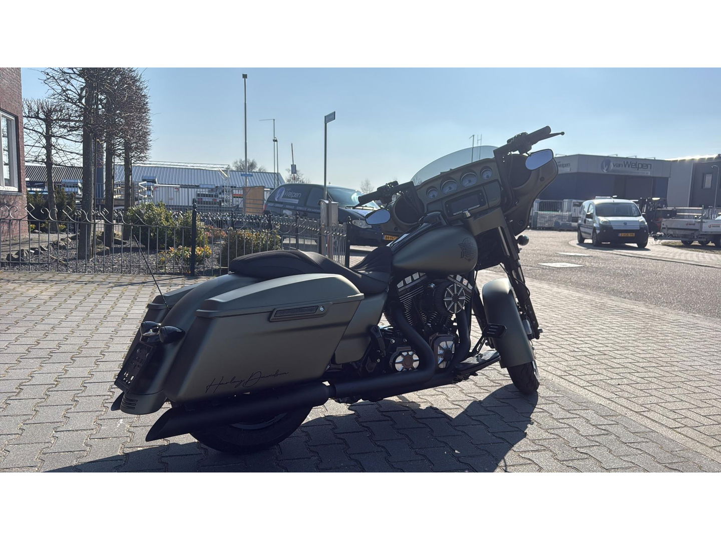 Harley Davidson 103 FLHXS Street Glide Special Streetglide Mat Groen Blackout