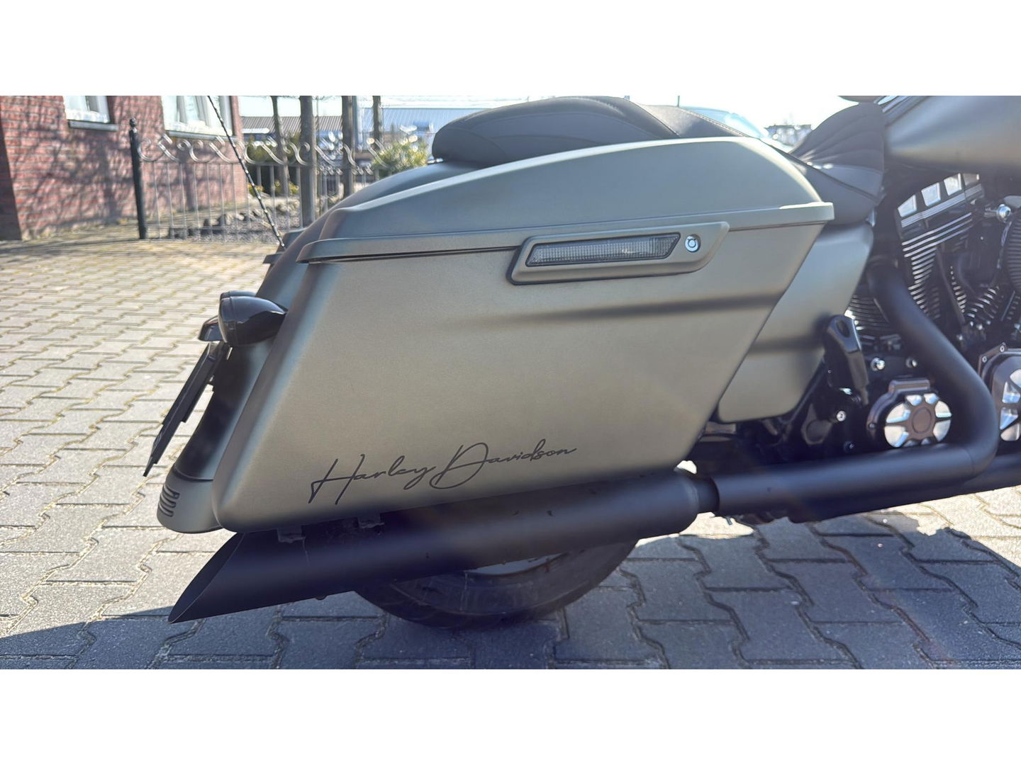 Harley Davidson 103 FLHXS Street Glide Special Streetglide Mat Groen Blackout