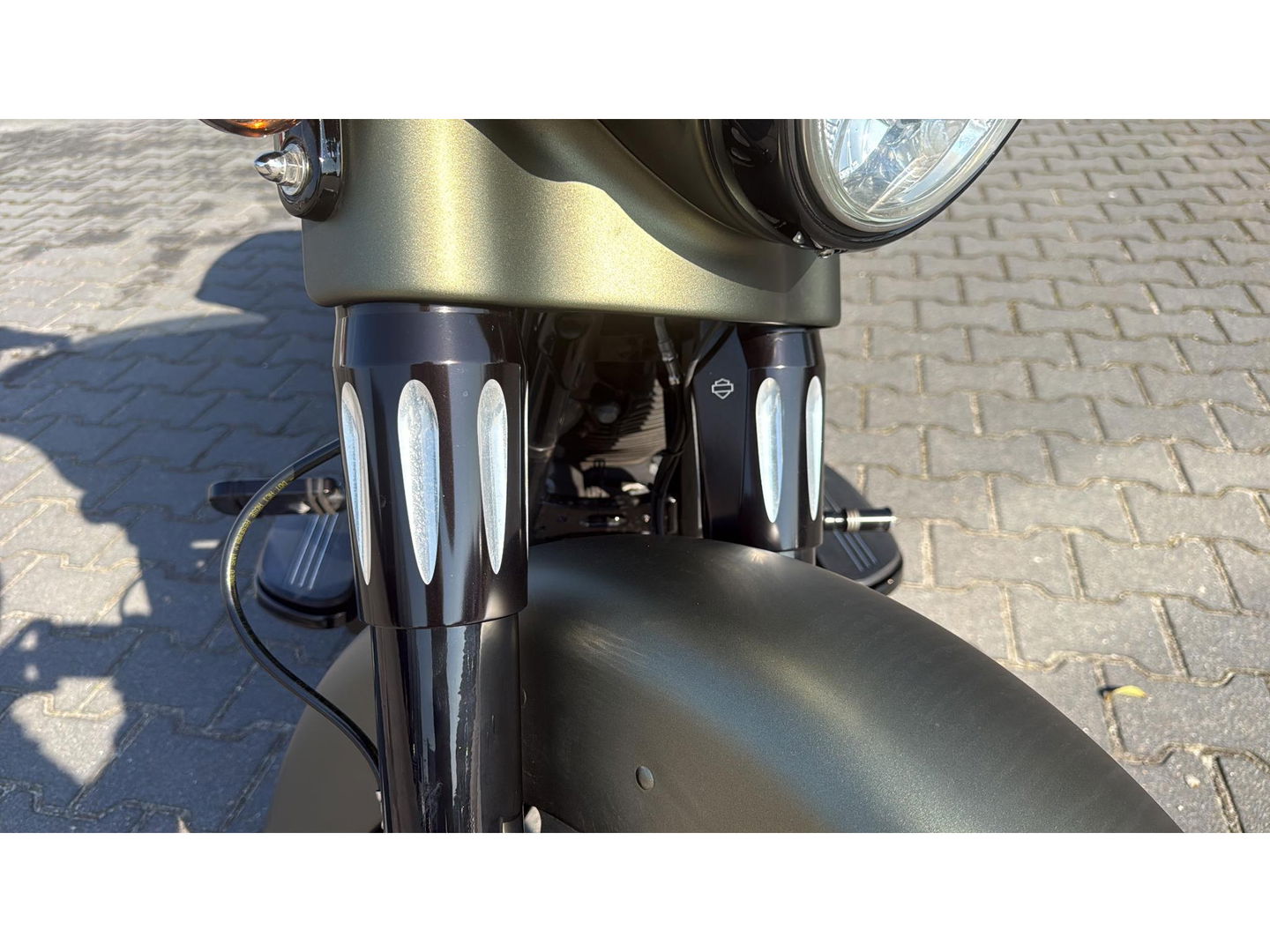 Harley Davidson 103 FLHXS Street Glide Special Streetglide Mat Groen Blackout