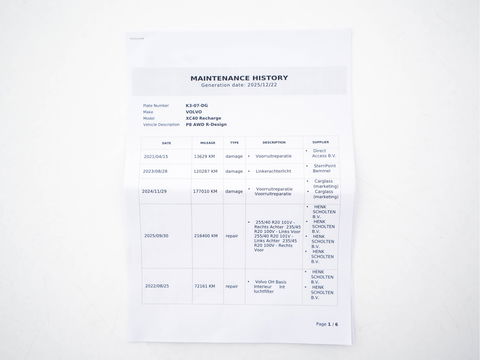 Volvo XC40 Recharge P8 AWD R-Design [ 3-Fase-11kW ] {SOH-90%} (INCL-BTW) Aut. *PANO | LEATHER-ALCANTARA | ADAPTIVE-CRUISE | DIGI-COCKPIT | FULL-LED | HARMAN/KARDON | TOPVIEW | NAVI-FULLMAP | ECC | PDC | KEYLESS | HEATED-SPORTSEATS | TOWBAR | 20''ALU*