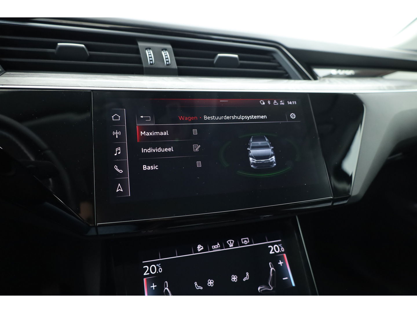 Audi e-tron e-tron 55 quattro advanced Pro Line Plus 95 kWh | SOH 91.3%  Pano | Luchtvering | HUD | Memory | Massage | 360cam | Keyless | Stoelvent. | Soft Close