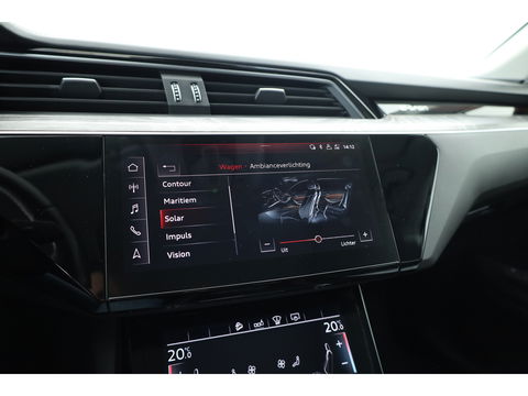Audi e-tron e-tron 55 quattro advanced Pro Line Plus 95 kWh | SOH 91.3%  Pano | Luchtvering | HUD | Memory | Massage | 360cam | Keyless | Stoelvent. | Soft Close