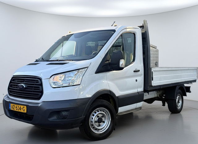 Ford Transit - 350 2.2 TDCI Open Laadbak Pick-Up Maxi 3-Zits 2015 Facelift Model Perfecte Staat 2 De Eigenaar 128151 Km Gereden Nieuwe Apk