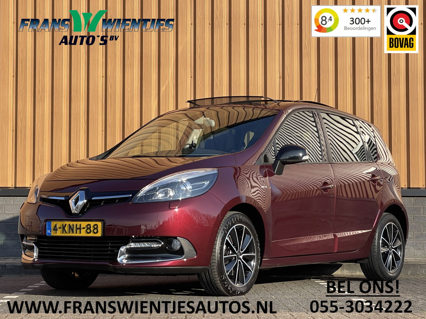 Renault Scénic 2.0 Bose | Automaat | Panoramadak | 17'' lichtmetaal | Trekhaak | Bose | Navigatie | Origineel Nederlands | Isofix |